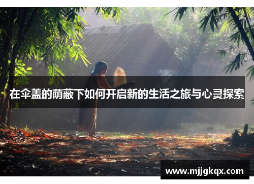 在伞盖的荫蔽下如何开启新的生活之旅与心灵探索